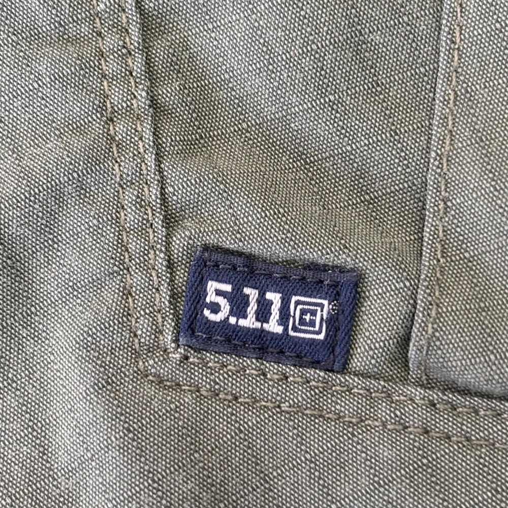 5.11 Tactical Ripstop Cargo Shorts Men's Green Utility Hiking Outdoors Camp 36 - Picture 11 of 16